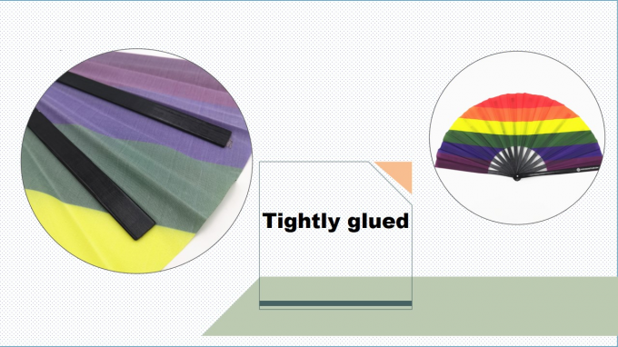 Kipas Tangan Lipat Clack Logo Kustom 13 Inci Kipas Tangan Bambu Lipat Besar Kipas Sublimasi Clacking Kosong untuk Pernikahan dan Menari 4