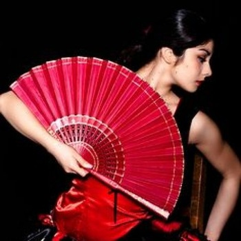 Kipas Tangan Lipat Clack Logo Kustom 13 Inci Kipas Tangan Bambu Lipat Besar Kipas Sublimasi Clacking Kosong untuk Pernikahan dan Menari 14