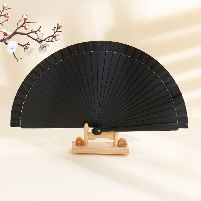 Grosir Kualitas Tinggi Spot Berwarna 23 cm Fan Hadiah Fan Kayu Lukisan Tangan Fan Kayu Spanyol Kerajinan Kayu Folding Fan Tangan 8