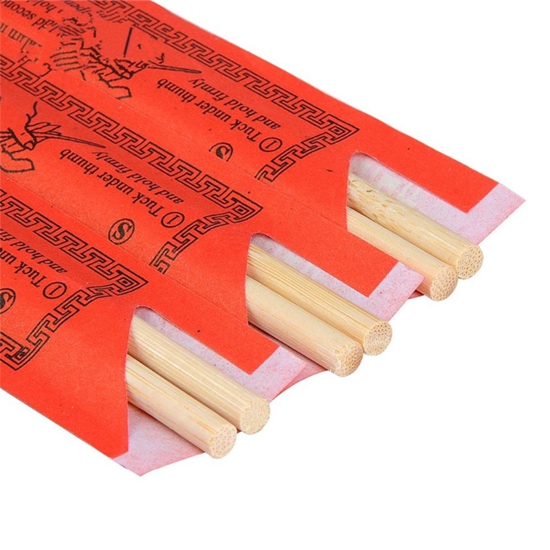 2024 hot sale Smooth Bamboo Chopsticks Disposable Individual Paper Wrapping Sushi chopsticks One time use