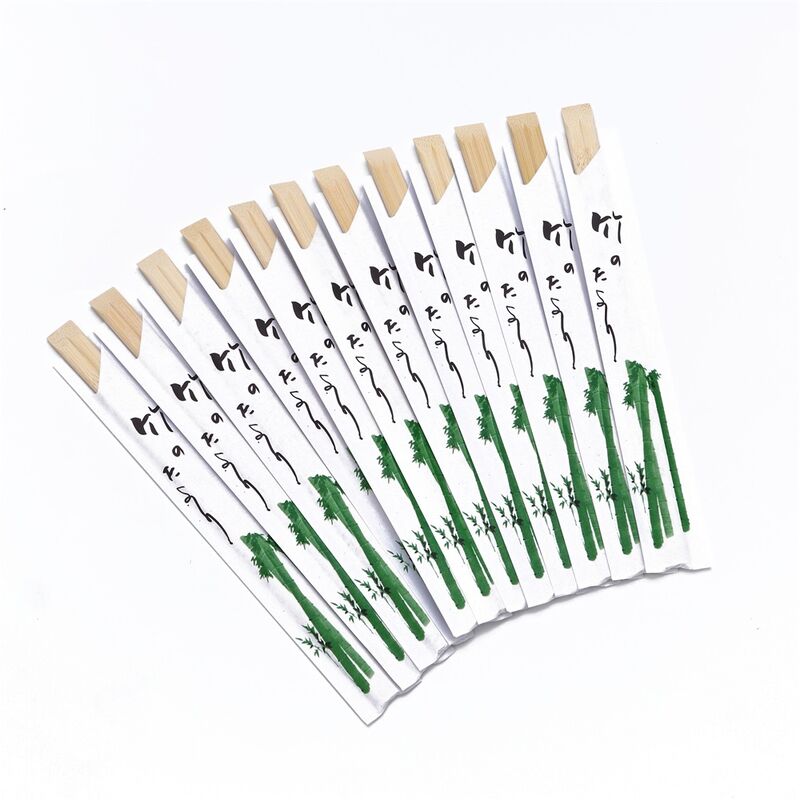 100% Natural Moso Bamboo Chopsticks with High Temperature Sterilization and Customized Packing for Eco-Friendly Disposable Use