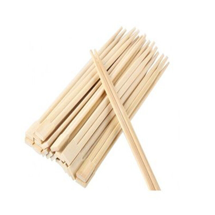 Custom Logo Printed Eco-Friendly Disposable Bamboo Chopsticks with 100pairs/polybag Packaging