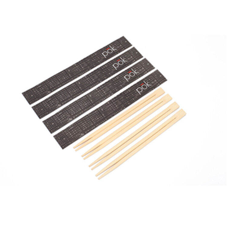 Custom Printed Disposable Bamboo Chopsticks Made from 100% Natural Moso Bamboo with High Temperature Sterilization