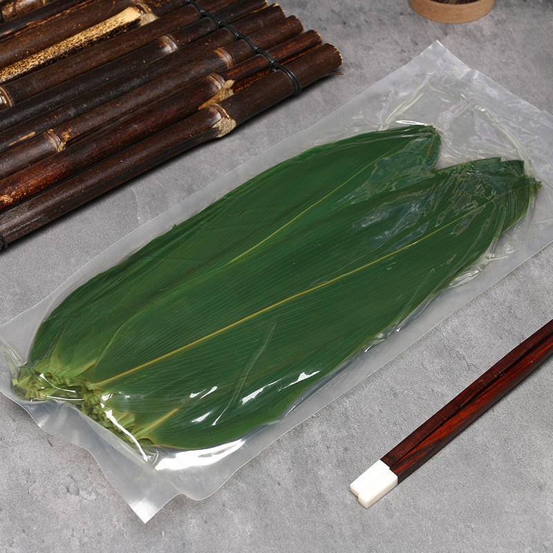 Vacuum Packed Zongzi Bamboo Leaves Width 5 - 11cm