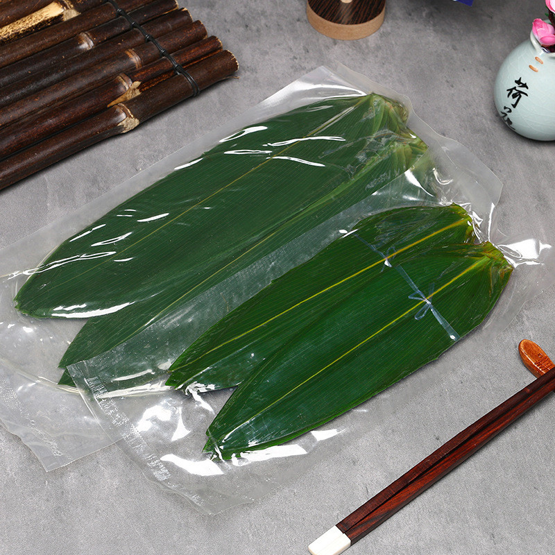 Vacuum Packed Zongzi Bamboo Leaves Width 5 - 11cm