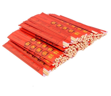 2024 hot sale Smooth Bamboo Chopsticks Disposable Individual Paper Wrapping Sushi chopsticks One time use