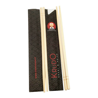 Portable Hashi Wooden Cooking Chopsticks ,  Sleeve Custom Engraved Chopsticks
